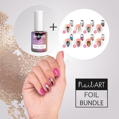 Nail art foil - foil, gel