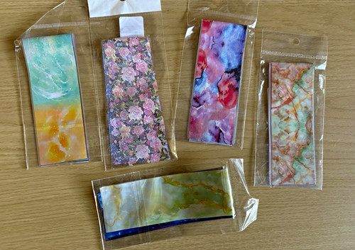 Nail foils transfers diy - transfers,