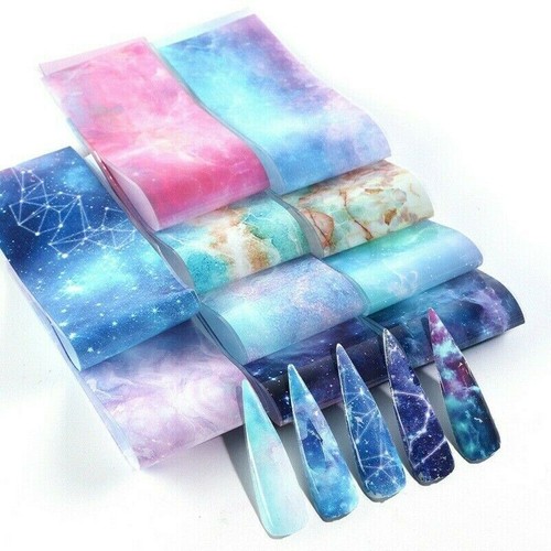 10pcs nail foils transfer - 10pcs,