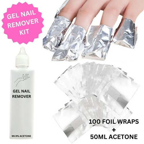 100 nail foil - 100, wraps