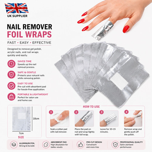 100pcs nail polish - nail, remover