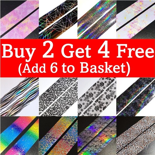 Nail art foils holographic - art,