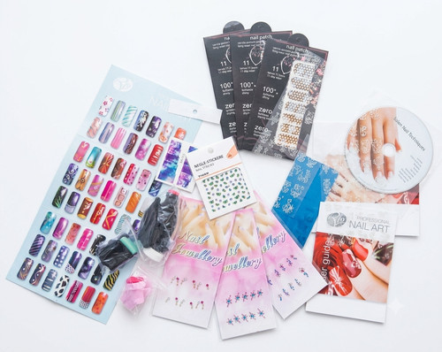 Nail art collection kit bundle - art,