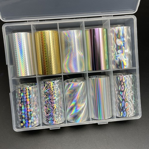 Metal nail foils transfer - metal,